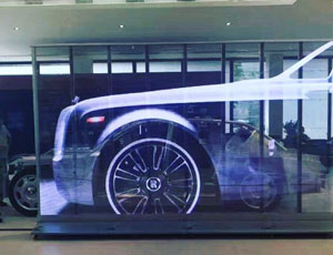 écran transparent automobile